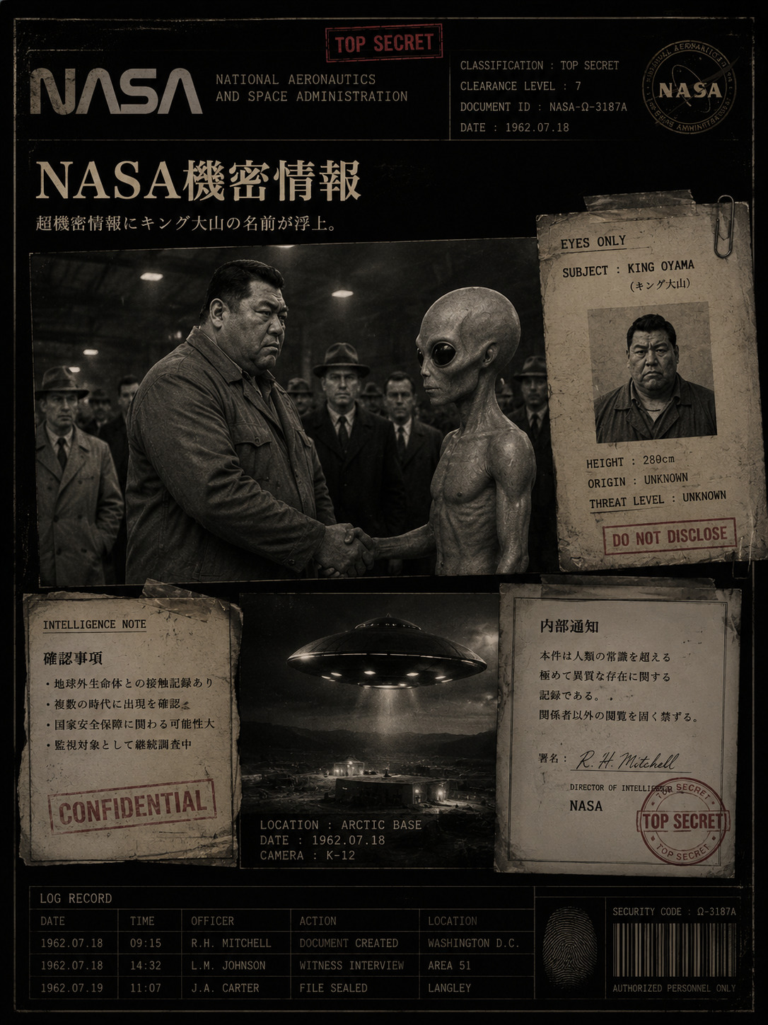 キング大山 NASAと関与